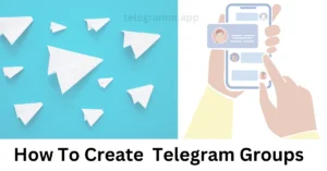 visual image of how to create telegram groups